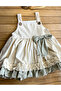 Pöti̇kare Detailed Belted Linen Jilet with Straps - 5