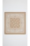 Unisex Beige Shawl Patterned Bandana |   Daily Hair Accessory, Neck Gaiter, and Outdoor Scarf
