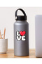Love Sticker Car, Motorcycle, Helmet, Laptop, Glass Sticker 13X13 cm - 5