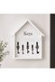 Key Hanger Rack Home Type Door Side Key Holder with 5 Hangers Decorative Design - 3