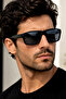Polarized - Uv400 Protection Black Color Original Men's Sunglasses 61 Ekartman Dkg3274C1