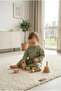 Baby Oversize Top and Bottom Set 100% Cotton Comfortable Daily Children's Tracksuit Set - 3