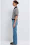 M1614310 Striped Polo Neck T-Shirt Women's T-Shirt Dark Blue - 4
