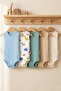 100% Organic Cotton Snap Fastener Sleeveless Baby Bodysuit 5-Pack