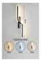 Modern Lighting, Wall Light, Black Color, Length:80 cm, Suitable for living room, dining room, bedroom, bathroom, Fixed height - 6