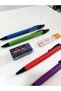 Tri Click Rubber Coated Versatil Tip Pen (4Pcs) 4 Colors 05 + Pen Tip - 2