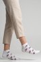 Women's Seamless Cotton Booties Socks Colorful 3-Pack - 3