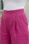 Women's High Waist Pleated Shorts with Pockets Comfortable Fit Summer Fabric Soft Textured Shorts - Women's Shorts - 5