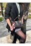 Elan Women's Shoulder Bag with Long Strap and Scarf Detail, Stylish Daily Bag - 3