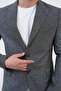 Men's Linen Blazer Jacket Slim Fit Summer Breathable - 3