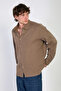 Men's Long Sleeve Muslin Shirt - Mink