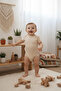 100% Organic Cotton Snap Fastener Short-Sleeved Baby Bodysuit 5-Pack - 5