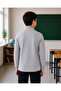 100% Cotton Polo Non-Curling Collar School T-Shirt Breathable Fabric Long Sleeve - 4