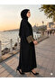 Sleeves with Diamond Pattern Sequins, Wide Cut, Long Sleeves, 40-56 Size, Ferace Dress - 6