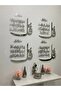 Luxury Set of 4 Quls Surah Al Ikhlas, An-Nas, Al Falaq, Al Kafirun, Acrylic islamic wall art new home decor