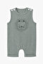 Isyiz Baby Boy Lion Muslin Jumpsuit - 2