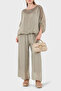 Guipure Detailed Silk Blend Casual Blouse Bluz 690274 - 2