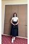 Short Sleeve Top Camisole Skirt Poplin Dress