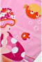 Girl's Mixed Print Towel Pink - 2