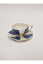 Flower Patterned Coffee Cup Set - 2