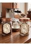 2-Piece Transparent Glass Coffee and Sugar Jar Set with Copper Bronze Lids, Kitchen Organizer, Coffee Corner Set – Coffee Jar & Sweet Cubes with Waterproof Labels – Set of 2 with Wooden Spoons – 350 ml