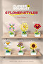 Potted Sunflower Flower Building Blocks 150 Pieces - 4