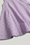 Purple Broderie Dress - 3