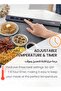 Food Warming Mat with Heat-Resistant Pad 250W, Adjustable Temperature & Timer (50–120°C), Large 65x40cm Buffet Heating Pad for Dining Table, Countertop, Parties, Chafing Dishes - White - 4