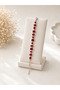 Elegant Bracelet with Pomegranate Flower and Red Stone |   Sparkling Stylish Design |   Daily and Special Day Combination - 2