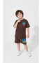 Boy's Sonic Modeled Cotton Shorts Suit