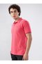 Men Pink Slim Fit Tipped Polo T-Shirt - 3
