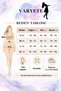 Women's Bow Back Lace-Up Square Neck Flared Evening Dress - 7