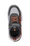 Explorer I Boys' Velcro Dark Gray Casual Sneakers - 5