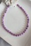 Certified Polygonal Lepidolite Natural Stone Pendant