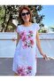 Italian Kaşkorse Linen Kozmoz Dress White - 5