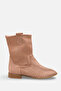 Women's perforated summer short boots a035-k519 - 2