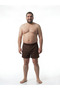 Men's Boxer Shorts Brown 100% Cotton Flexible Elastic Waistband Comfortable Fit Underwear - 3