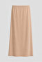 Elastic waist jupon skirt nude - 2