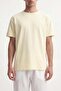 Yellow Cotton Men's T-Shirt - 3
