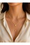 Starry Zircon Y Necklace