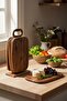 Noir Akasya 4 Piece Cutting Board / Presentation Plate (15X7X30 cm) - 4