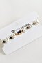 ILKESHOP سوار من خرز الفيل واللؤلؤ والخيط المكرامية (221628) - أسود - 3