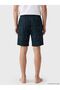 Slim Fit Printed Men's Pajama Bottom Shorts - 4