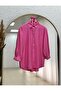Nihan Full Stone Embellished Strawberry Shirt-Na846 Pink