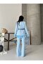 Women's Blazer Jacket Pants Set Lace Detailed Stylish Two Piece Set - 8