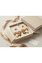 Straw Flower Earrings Cream Brown Natural Textured Summer Bohemian Women's Earrings - 2
