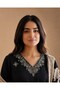 Women Embroidered Muslin Kurta Set with Dupatta Ethnic Indian Pakistani Suit for Ladies - 3