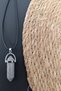 Gray Necklace Natural Stone Necklace Precious Stone Necklace Nail Cut Necklace