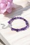 Amethyst Bracelet Natural Stone Bracelet Set Steel Wire Steel Clip Steel Ring Steel Chain - 4