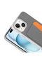 iPhone 14 Compatible Case with Card Holder and Business Card Compartment X-Kart Silicone Cover T40473 - Brown - 7